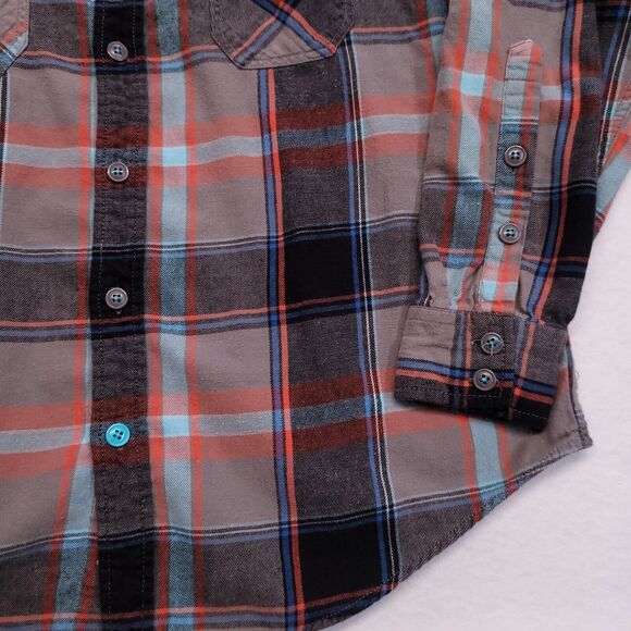 The Original Arizona Jean Company Button Up Casual Shirt Mens Size Large L Blue - Picture 6 of 9